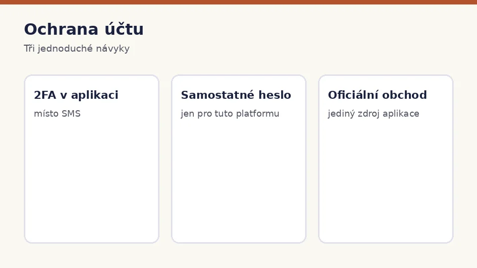 Ochrana účtu